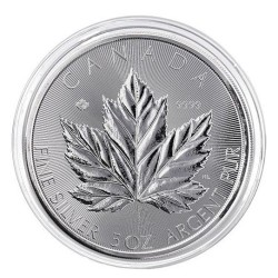 5 oz Canadian Maple Leaf 2026 BU .9999Ag HM