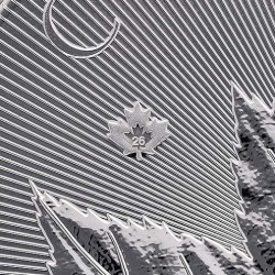 5 oz Canadian Maple Leaf 2026 BU .9999Ag HM