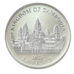 1 oz Kambodža - Leopard obláčkový (Clouded Leopard) 2023 BU (1.)