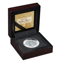 1 oz CARPENTER BEE Native Bees 2026 NIUE PROOF Ag