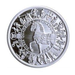 1/2 oz Silver Quardiga 2025 - Gottfried anniversary .999Ag HM