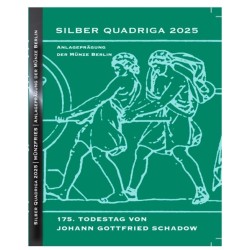 1/2 oz Silver Quardiga 2025 - Gottfried výročí .999Ag HM