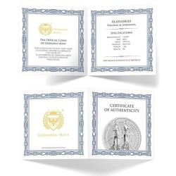 1 oz The Allegories: Polonia&Germania 2022 BU Ag