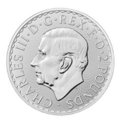 1 oz Britannia 2026 BU 2 Pounds .999Ag HM