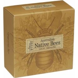1 oz CARPENTER BEE Native Bees 2026 NIUE PROOF Ag