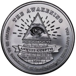 2 oz Trojský kůň The Avaking 2022 High relief v kapsli