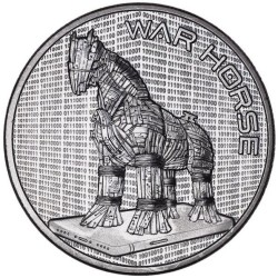 2 oz Trojský kůň The Avaking 2022 High relief v kapsli