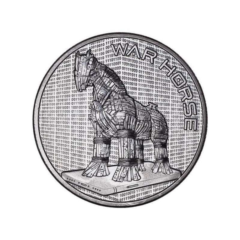 2 oz Trojský kůň The Avaking 2022 High relief v kapsli