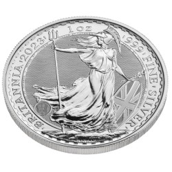 1 oz Britannia 2023 BU Elizabeth II. v kartě - číslovaná HM