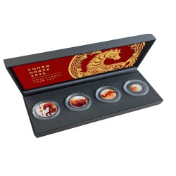 Silver Year of the Horse (Rok koně) Fractional Set 3,75$ FIJI 2026