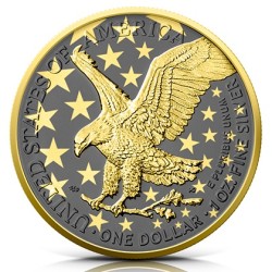 silver coin 1 oz American Eagle 2026 Golden Ring 250th Anniversary of Declaration