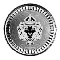 stříbrná 1/2 oz Scottsdale Mint Lion round .999Ag