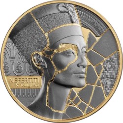 2 oz Nefertiti Kintsugi Art 2026 Cameroon 2000CFA zlacená