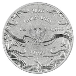 stříbrná mince 1 oz Sudičky Norns WERDANDA 2026 BU + CoA