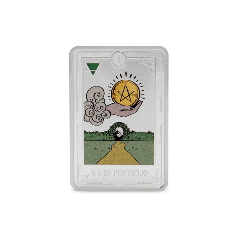 1 oz TAROT ACES OF PENTACLES 2026 NIUE PROOF