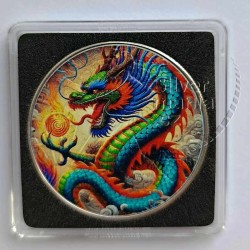 1 oz Dragon of Light American Eagle 2024 Ag kolorovaná