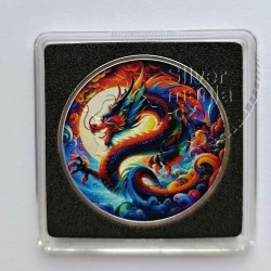 1 oz Dragon of Luck Maple Leaf 2024 Ag kolorovaná