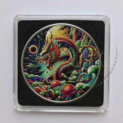 1 oz Dragon of Magic American Eagle 2024 Ag kolorovaná