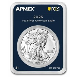 1 oz Silver American Eagle 2026 Apmex (MD Premier + PCGS FirstStrike®)