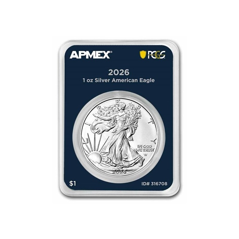 1 oz Silver American Eagle 2026 Apmex (MD Premier + PCGS FirstStrike®)