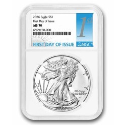 1 oz American Eagle 2026 NGC MS70 First Day of Issue $1