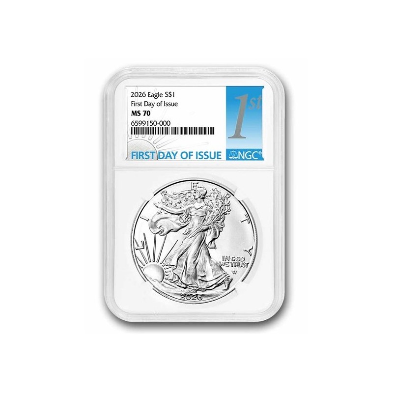1 oz American Eagle 2026 NGC MS70 First Day of Issue $1