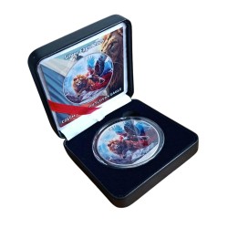 1 oz Český lev a slovenský orel US Eagle 2026 kolor, v etui