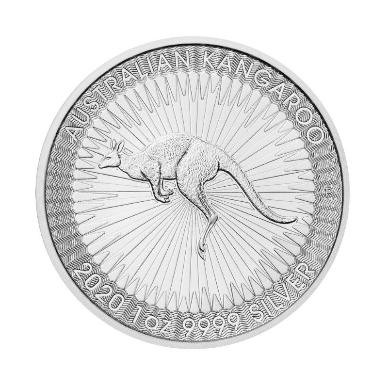1 oz Kangaroo 2020 BU Ag Perth Mint HM