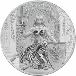 stříbrná 1 oz Germania 2026 BU + CoA .9999Ag
