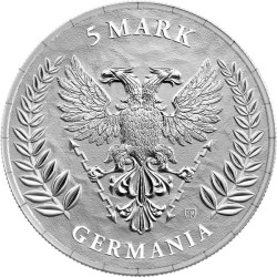stříbrná 1 oz Germania 2026 BU + CoA .9999Ag