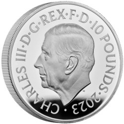 silver 5 oz Britannia 2023 PROOF GB 10pounds