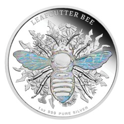 1 oz LEAFCUTTER BEE Native Bees 2026 NIUE PROOF Ag