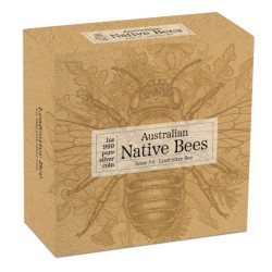 1 oz LEAFCUTTER BEE Native Bees 2026 NIUE PROOF Ag