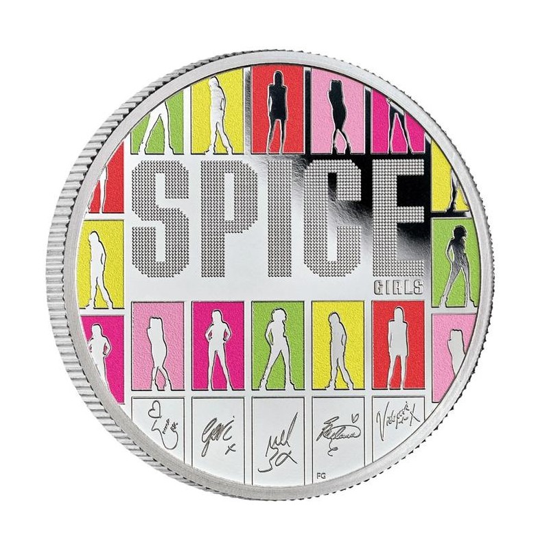 Music Legends - Spice girls 1oz 2026 PROOF coloured 2GBP