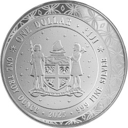 1 oz Unicorn "CELESTRA" jednorožec $1 Fiji 2025 kolorovaná