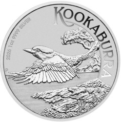 1 oz Australian Kookaburra 2026 BU $1 Ag HM
