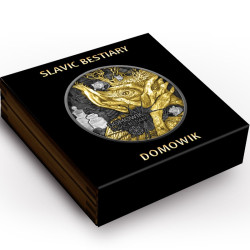 stříbrná 2 oz Slavic Bestiary Domowik Multimetal 1000 Francs Cameroun