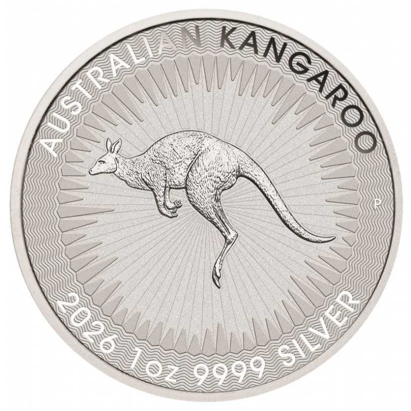 stříbrná mince 1 oz Australian Kangaroo 2026 BU HM