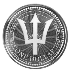 1 oz Trident 2025 BARBADOS BU v kapsli .9999Ag