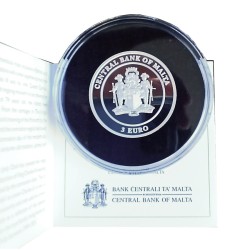 2 oz Malta 50 EURO The Coronation of Charles III. 2023 PROOF