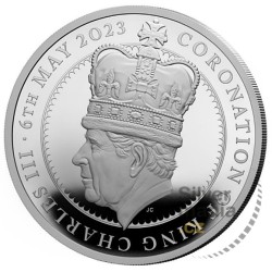 2 oz Malta 50 EURO The Coronation of Charles III. 2023 PROOF