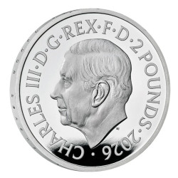 1 oz Tudor Beasts The Royal Dragon 2026 UK 2GBP PROOF