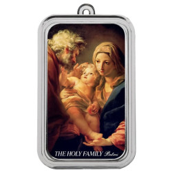 copy of silver bar 1 oz The Holy Family - Batoni Scottsdale coloured .999 Ag