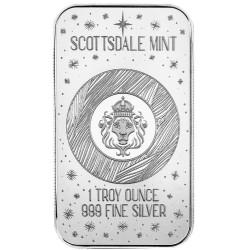 stříbrná cihlička 1 oz The Holy Family - Batoni Scottsdale .999 Ag kolorovaná