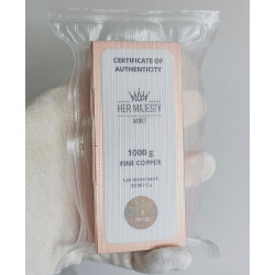 copper bar 1 kg Lunar Year of the Horse 2026 HER MAJESTY