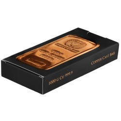19+1pc FREE: Copper bar 1 Kg Germania Mint .9999 Cu