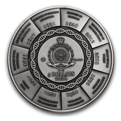 2 oz 100 years of science NIUE 2026 Antik UHR