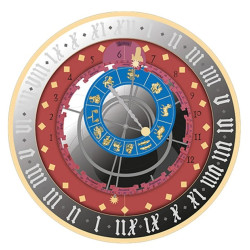 1 oz BERN ASTRONOMICAL CLOCK - City Clocks 2026 Malta 5€ PROOF color Ag