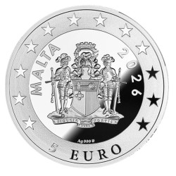 1 oz BERN ASTRONOMICAL CLOCK - City Clocks 2026 Malta 5€ PROOF color Ag