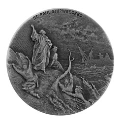 2 oz Biblical Series St. Paul Shipwrecked 2021